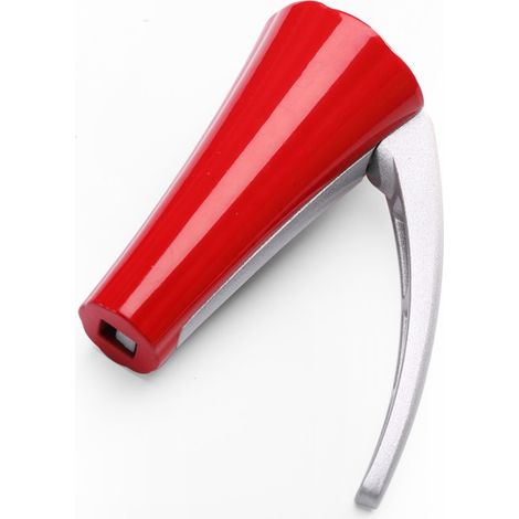 Nussknacker aus Edelstahl – Effektiv bei allen Nussgrößen mit minimalem Aufwand – Sehr robuster und langlebiger Nussknacker – Rote Farbe (1/5)