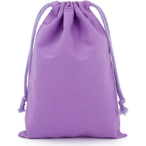 Juego de 10 bolsas de tela de 7 x 10 cm, de algodón con cordón, ideales para cumpleaños, regalos de boda y joyas. (Morado elegante) (1/5)