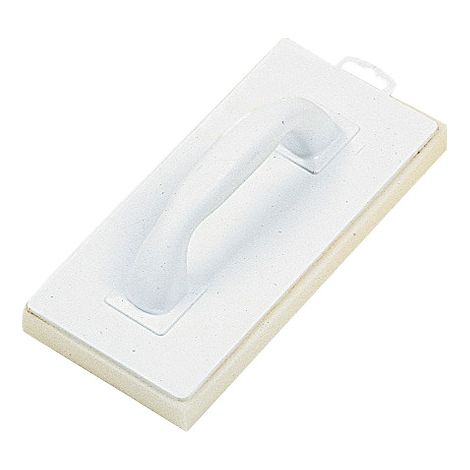 Platoir à nettoyer 34x17 cm – Semelle mousse polyester blanche – Monobloc polystyrène choc – Poignée ergonomique – Pour joints ciment