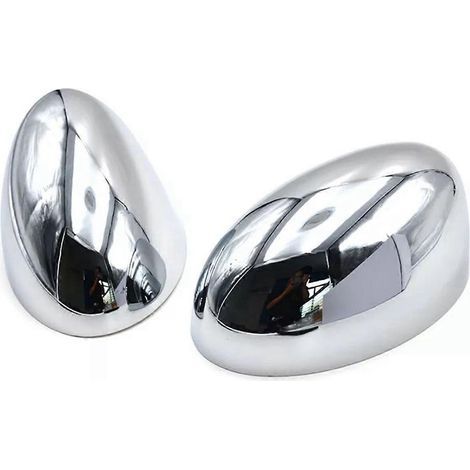 Coques de rétroviseurs extérieurs pour voiture, compatibles avec les modèles argentés (1/5)