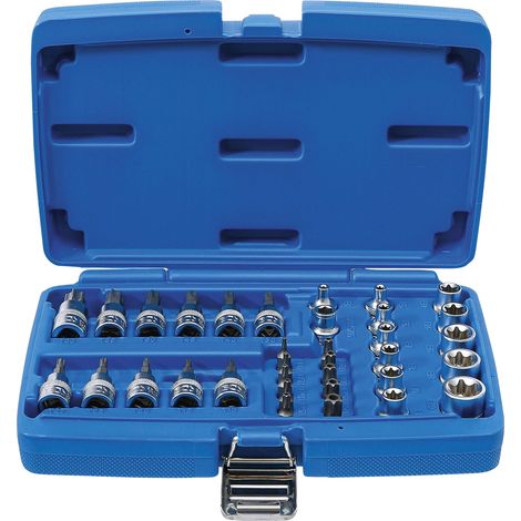 BGS Bit- e chiavi a bussola set 10 mm (3/8") profilo T (per Torx) 34 pezzi - 5021 (1/4)