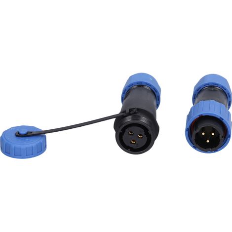 Prise étanche IP68, connecteur d'alimentation aéronautique 3 broches, adaptateur de câble industriel 250 V 10 A (1/5)