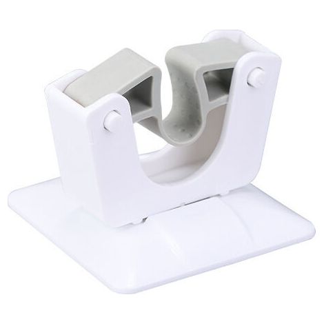 royaluxe - Porte-serpillière sans trace Porte-balai à ventouse Cuisine Salle de bain Chiffon Pince à vadrouille pour la maison Salle de bain Cuisine
blanche 2 pièces， (1/5)