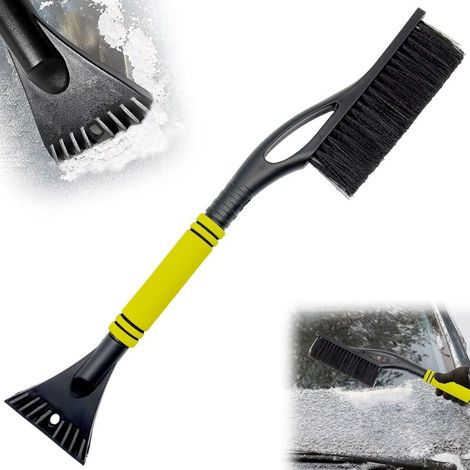 2-in-1 Ice Scraper and Snow Brush, Car Ice Scraper with Brush, Car Snow Brush, Car Scraper with Snow Brushes for Car Windshield Scraper (1/4)
