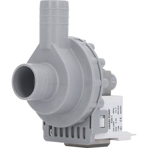 30-W-0,2-A-20-l/min-Waschmaschinen-Ablaufpumpenmotor mit leistungsstarker Kupferspule, hocheffiziente Waschmaschine, AC 220–240 V