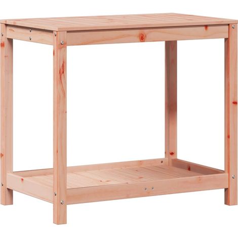 Jardinière,Table de rempotage et étagère 82,5x50x75 cm bois massif douglas CFW67546 (1/5)