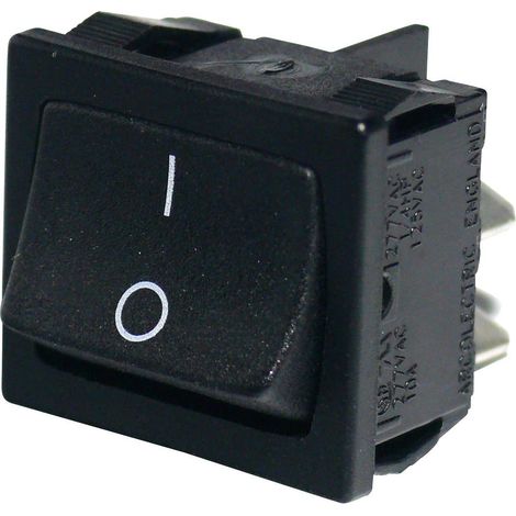 Arcolectric (Bulgin Ltd.) H8650VBAAG Interrupteur à bascule H8650VBAAG 250 V 10 A 2 x On/Off à accro (1/3)