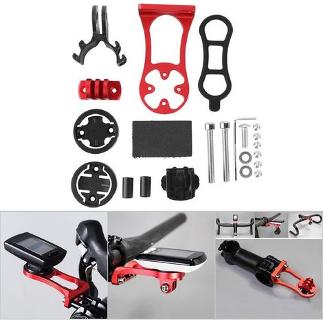 Support GPS Vélo Métal Robuste pour Garmin Bryton - Porte-Cyclomètre Vélo (1/5)