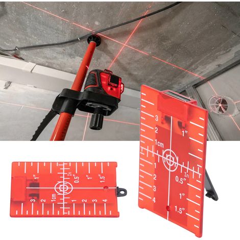 Cible laser magnétique au sol, support de cartouche rouge (1/5)