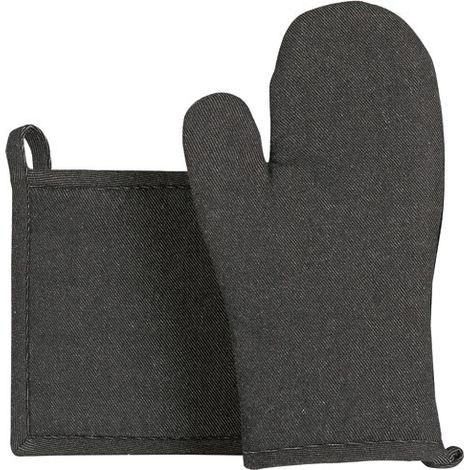 6er Pack Gant und Topflappen Schwarz - Davis - Winkler