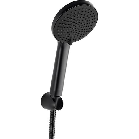 Douchette à main 3 jets avec flexible, noir mat (SATBSVS31C) (1/5)