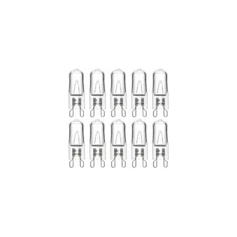 Ampoule Halogene G9 28W 230V, 370LM 2700K Blanc Chaud Dimmable, G9 Ampoules Capsule, pour Lustres, Lampes de Paysage, Appliques Murales, Éclairage d'armoire, Lot de 10 (1/7)