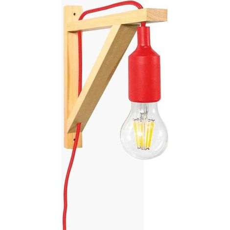 Aplique De Pared Nórdico "YOJO" -Escuadra De Madera Y (1/5)