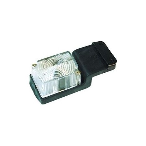 Feu de position blanc sur languette pour remorque – Tension 12V – Dimensions 105x45x35mm – Entraxe de fixation 92mm – SIM