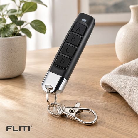 Télécommande Universelle 433MHz Clonable pour Porte de Garage et Volet Roulant, Copie Facile, Portée 70m, Compatible Alarme (1/4)