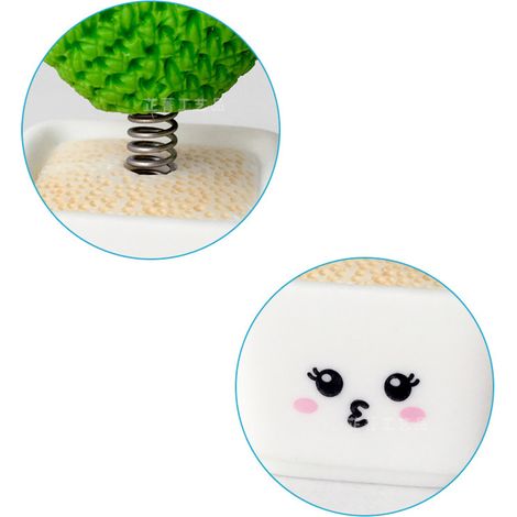 Figurine Cactus Résine LOVE, Artisanat Exquis, Mini Plante en Pot Décorative, Lot pour Auto et Décoration (1/3)