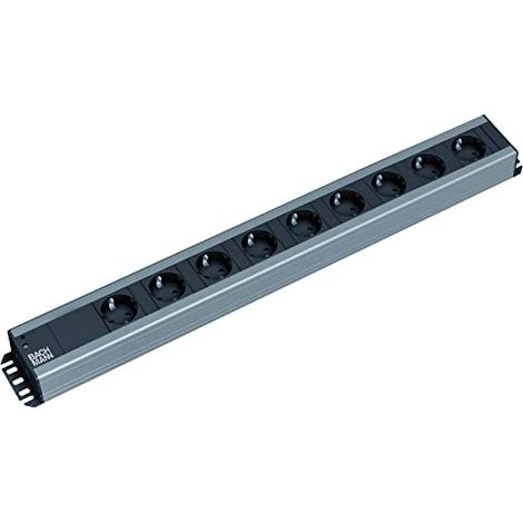 Bachmann multipresa 9 prese nera e grigia 2m (1/4)