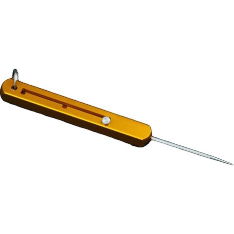 Palillo de dientes reutilizable, aleación de titanio, 8,9 cm (3,5 pulgadas), adecuado para la higiene personal, diseño hermético, ligero. (1/5)