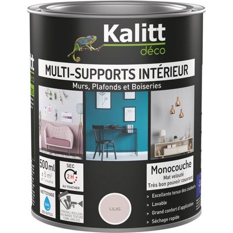 Acrylfarbe für Mehrfachuntergründe Matt 0,5 l Flieder - Kalitt Deco