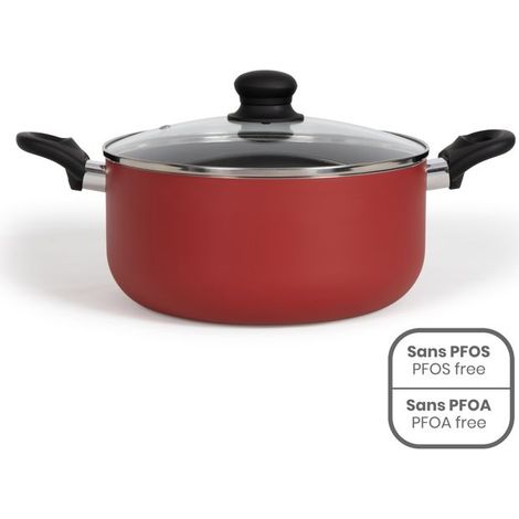 24 cm Dutch oven - Livoo - MEP150R - Red (1/5)