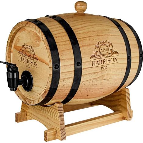 Northix Holzfass 3 Liter für Wein und Whisky (1/2)
