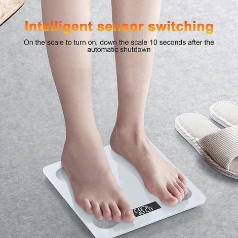Balance connectée à impédancemètre pour usage domestique, balance électronique Bluetooth haute précision