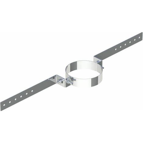 Support au toit inox Ø 130