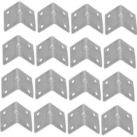 Set mit 30 Edelstahlhalterungen 36 x 26 x 26 mm