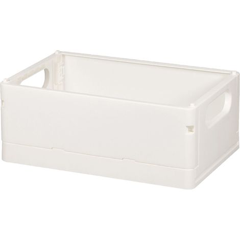 Panier de rangement pliable en plastique, conteneur de bureau polyvalent et Durable, placard pliant pour jouets et cosmétiques, petit (1/5)
