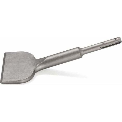 SDS Plus Fliesenmeißel, 180 mm x 75 mm, Serie D, hochwertige Vergrößerung, gebogener Meißel, Fliesenmeißel für Keramik- und Bodenfliesen