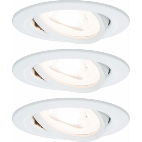 Paulmann LED Einbauleuchte Nova 3x6,5W schwenkbar weiß matt Deckenlampen & Kronleuchter (1/3)
