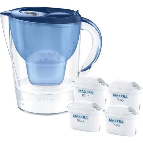 Dzbanek filtrujący brita marella+4wkłady maxtrapropp (2,4l niebieski) (1/5)