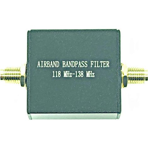 Filtre passe-bande aéronautique 118-138 MHz (BPF pour réception uniquement) (1/5)