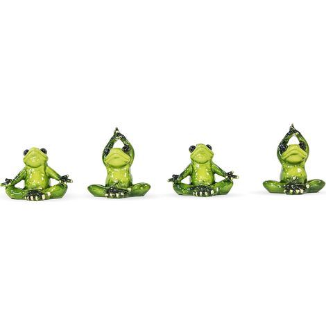 Froschfigur, Tierfiguren, grün, 6-8x8x4,5 (1/5)