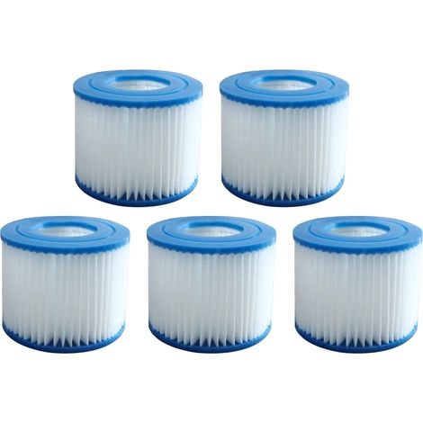 Filtre de nettoyage de piscine Lay-Z-Spa Miami pour Bestway VI SI, filtres et pièces de rechange, lot de 5