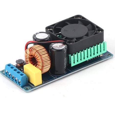 Kit amplificateur numérique 500W DC58-70V IRS2092S en plastique, module carte haute fréquence ampli audio (1/5)