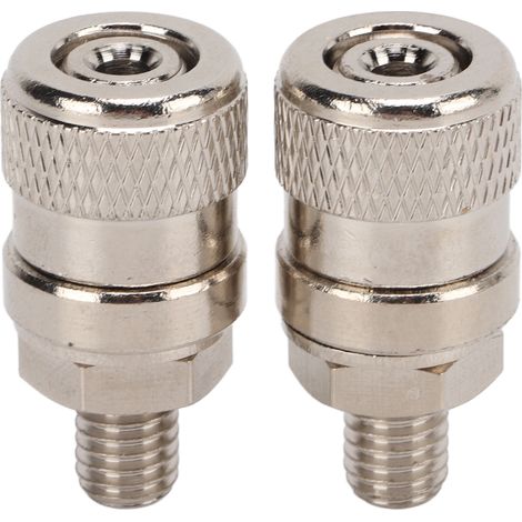 Lot de 2 bornes de courant M8x35mm, haute conductivité, résistance à l'usure, longue durée de vie, composants électroniques (1/5)