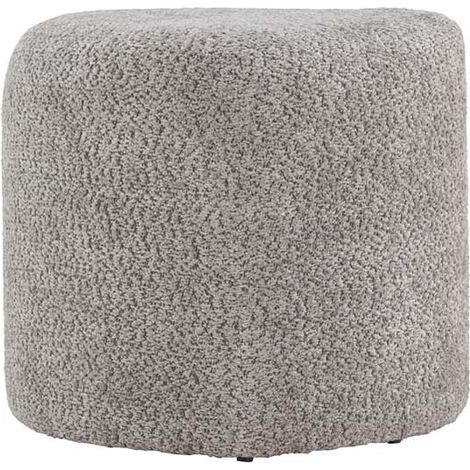 Peg Pouf Ø46cm grau.