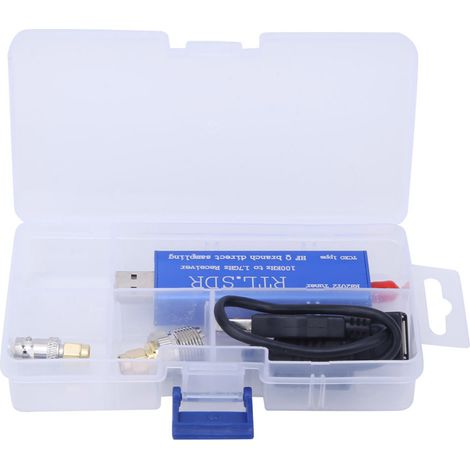 Récepteur SDR RTL2832U 100KHz-1.7GHz avec Antenne pour Radio Numérique (1/5)