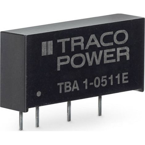Convertidor DC/DC Tracopower tba 1-0512e 1 W 4,5-5,5 V