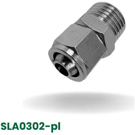 Connettore metallico, cavo da 6 mm / filettatura da 9,7 mm (1/5)