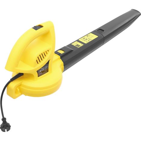 Souffleur de feuilles électrique 2000 W - Souffleur de feuilles filaire - 206 CFM - 2 vitesses d'air - Aspirateur de feuilles électrique, Pour jardins, cours, routes, parcs (1/5)