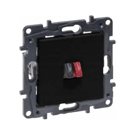 Modulo step Niloe nero, presa per altoparlante HI-FI, 1 terminale 4MM2 863585