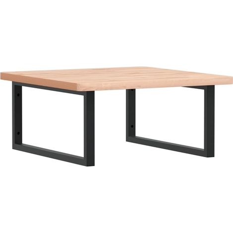 Maison Exclusive - Waschbeckenregal Wandmontage Stahl und Massivh