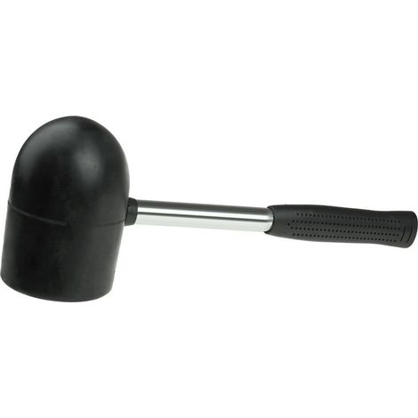 Martello dedra 13m160 testa in gomma 90 mm manico acciaio
