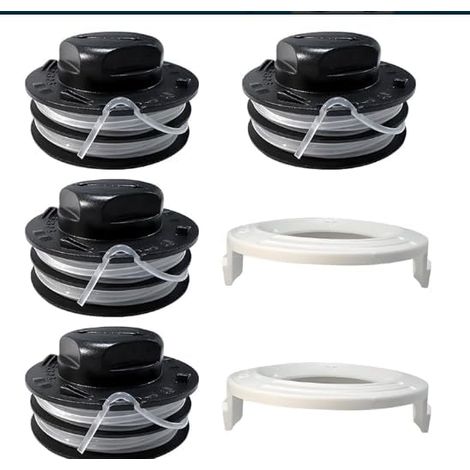 Lot de 4 bobines de rechange pour débroussailleuse électrique FSA 57/FSE 52 avec tête AutoCut C3-2 (1/5)