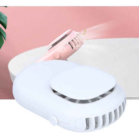 Mini-Nackenventilator, klein, tragbar und leise, weiß (1/5)