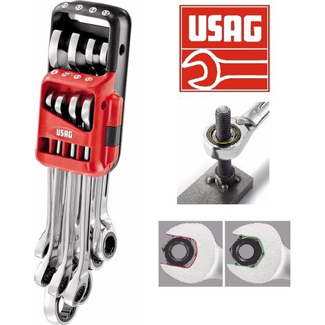 USAG 285 KA/DS8 SERIE 8 CHIAVI COMBINATE A CRICCHETTO ANELLO TENUTA FISSA STELLA