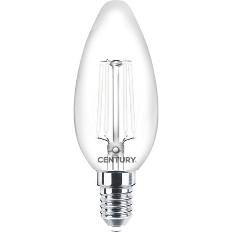 Century LAMPADA A FILAMENTO LED INCANTO WHITE CANDELA E14 Luce calda  4,5 W - 470 lumen 10.00 pz