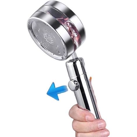 Turbo-Duschkopf aus Edelstahl 304, kleiner Durchmesser, Handbrauseset für den Heimgebrauch (1/5)